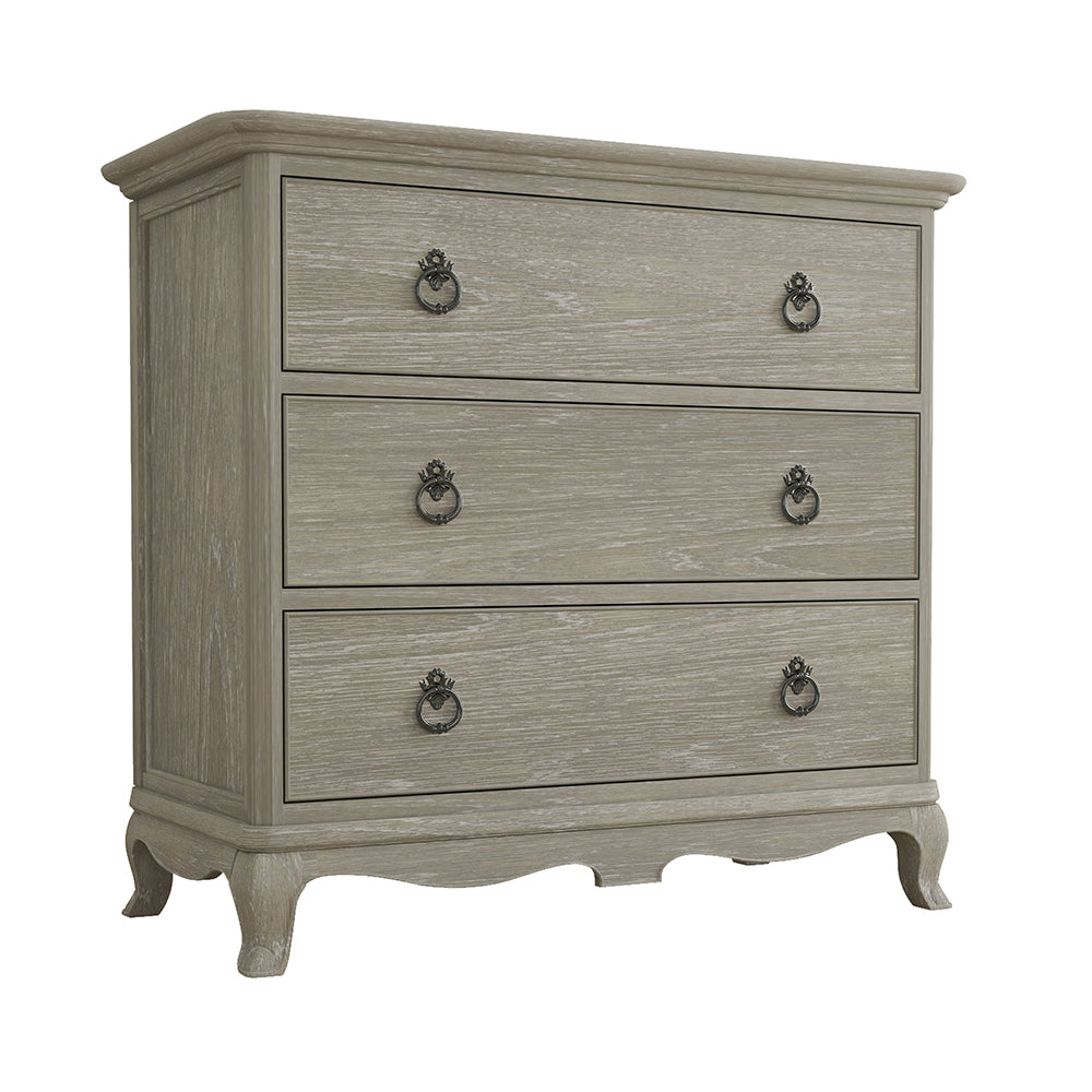 Camille French Oak 3 Drawer Chest