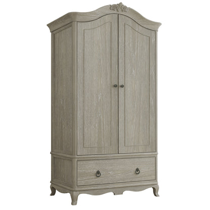 Camille French Oak Double Wardrobe