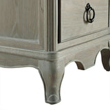 Camille Oak French 3 Drawer Chest