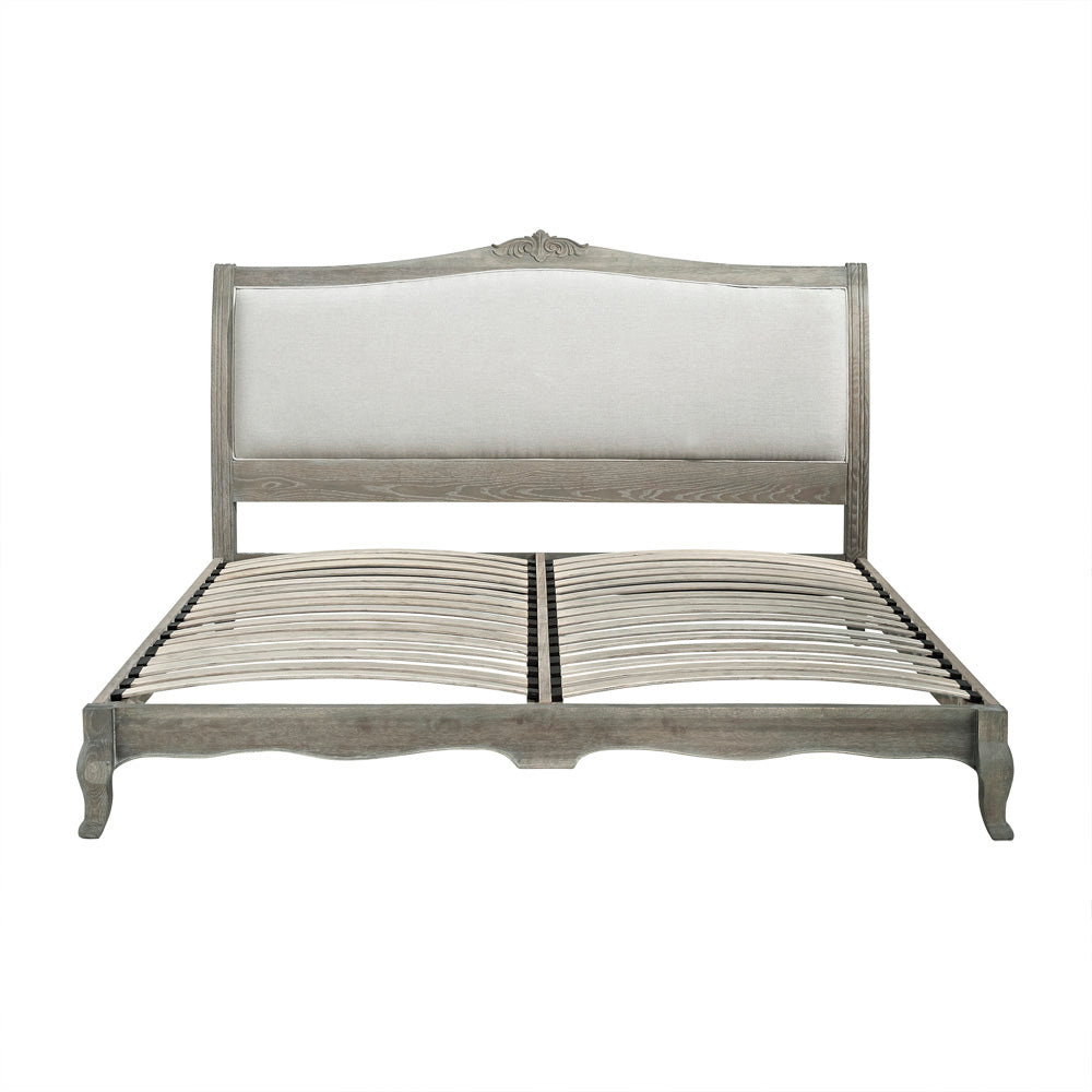 Camille Low Footboard French Oak Bed