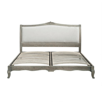 Camille Low Footboard French Oak Bed