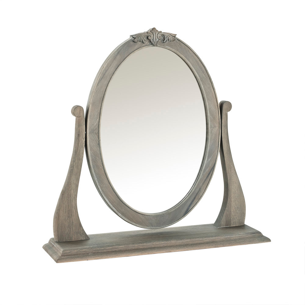 Camille Oak French Dressing Table Mirror