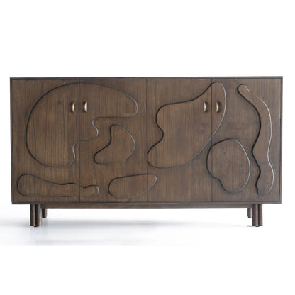 Capulo Brown Contemporary Sideboard