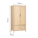 Casera Double Wardrobe Dimensions