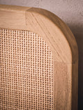 Casera Rattan Oak Bed - Rattan View