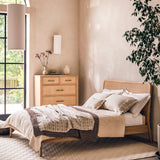 Willis Gambier Casera Oak Rattan Bed