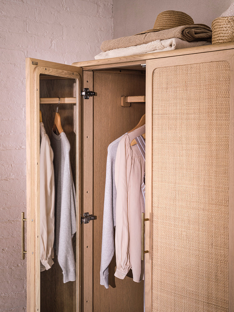 Close View For Casera Double Wardrobe