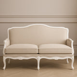 Chateau French White 3 Seat Sofa