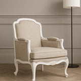 Chateau French White Armchair