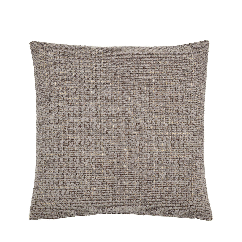 Chenille Soft Textured Cushion Grey
