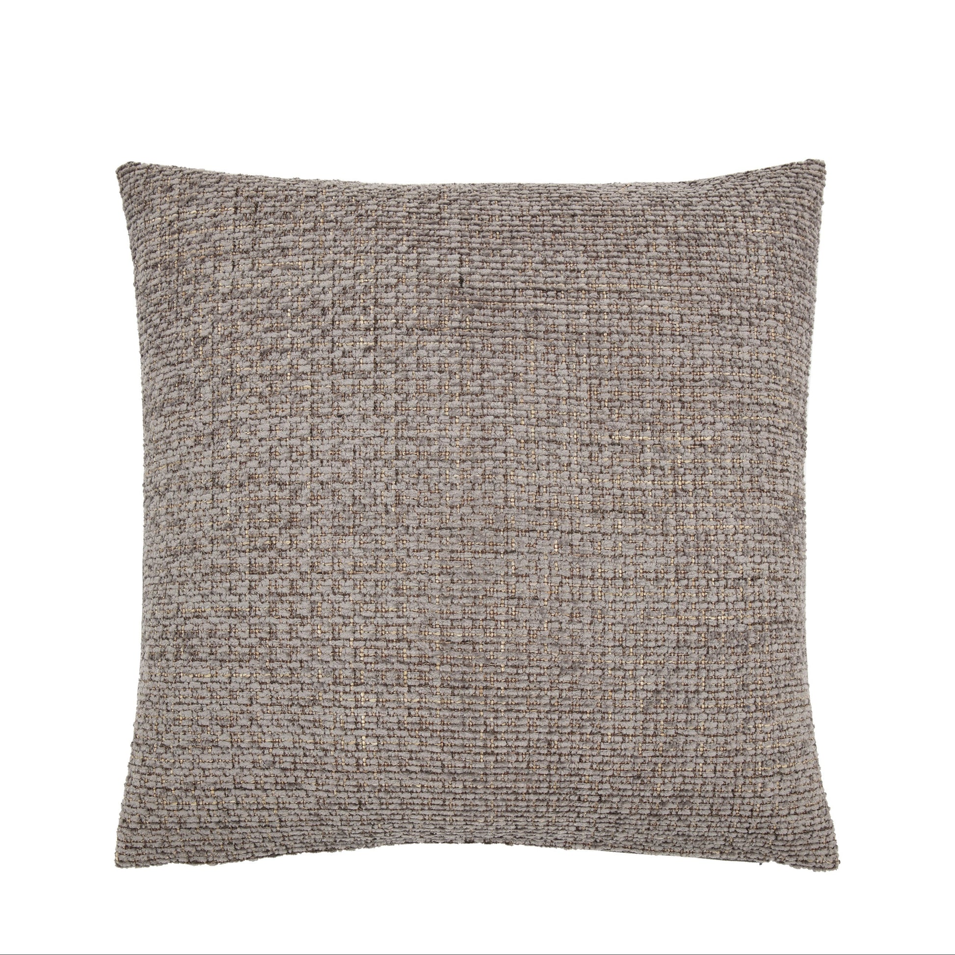 Chenille Soft Textured Cushion Grey
