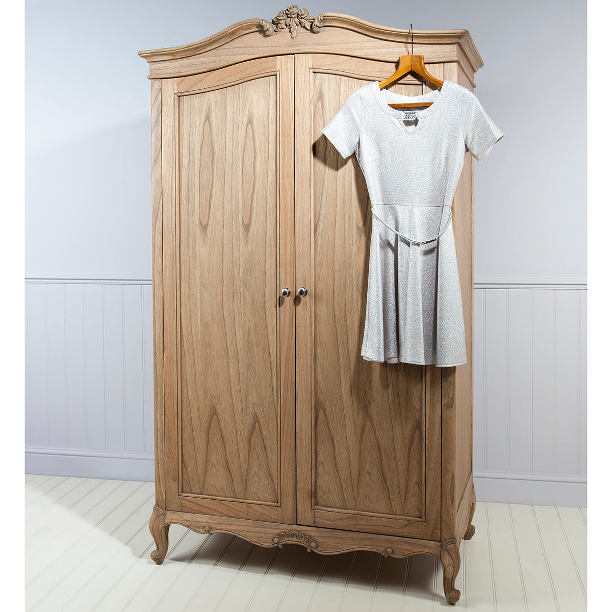 Chic 2 Door Wardrobe Weathered