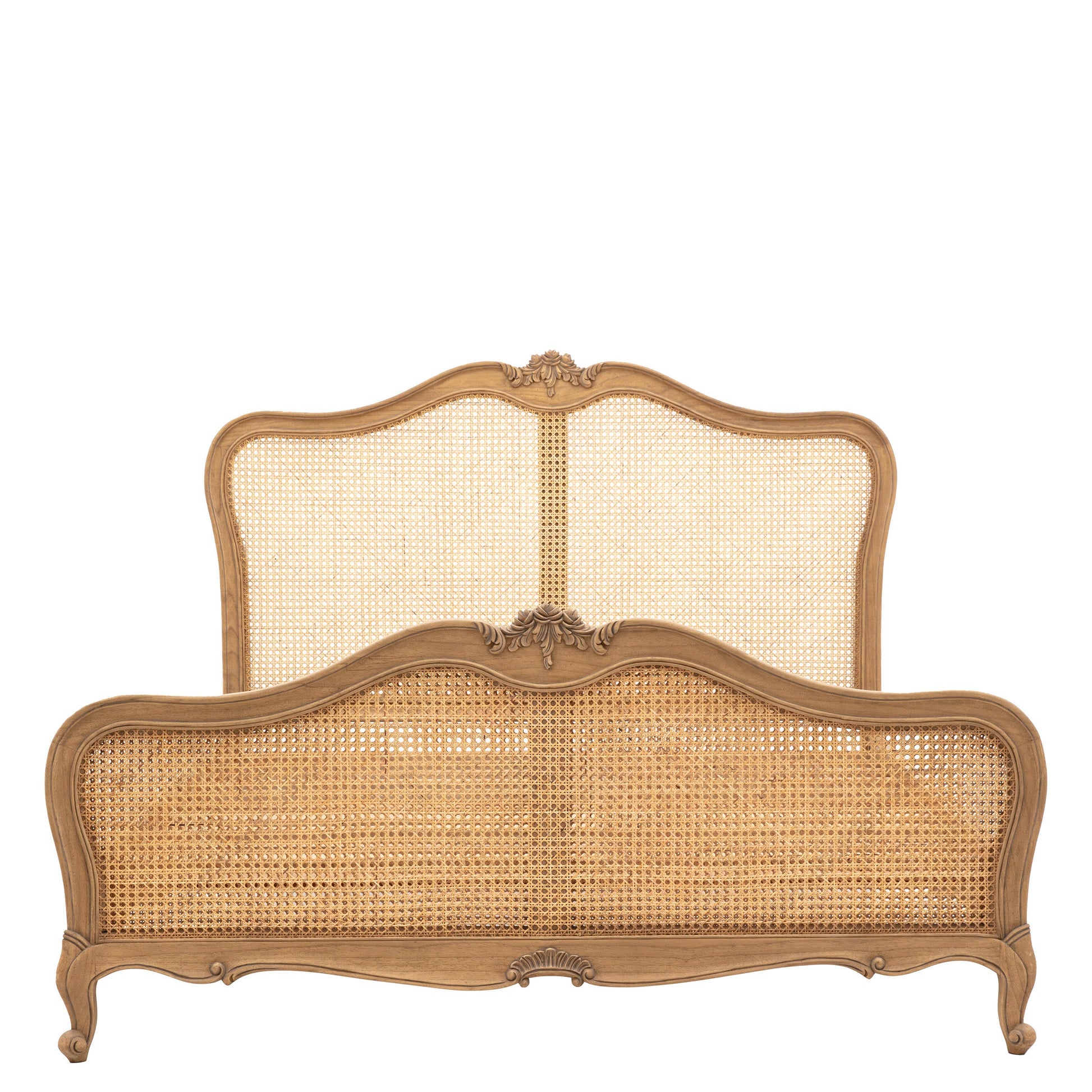 Chic Cane Bed Weathered