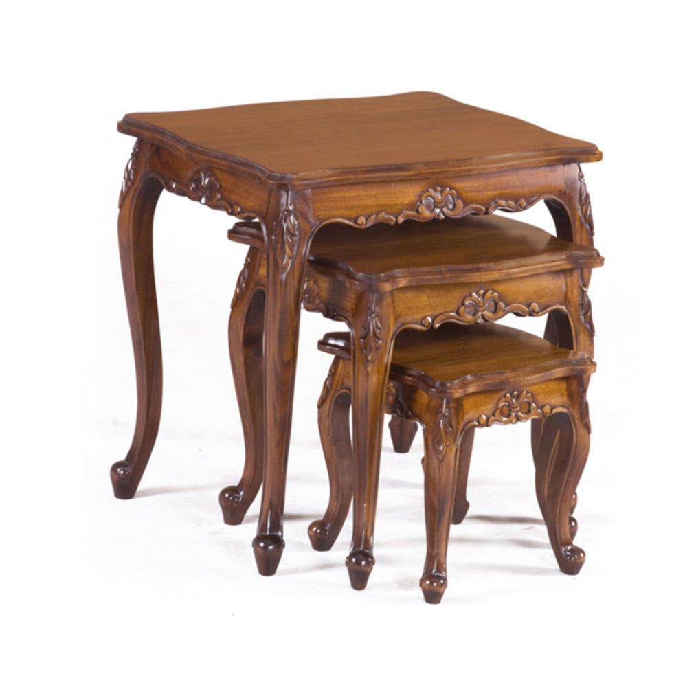 Classic Mahogany French Nest of Table