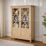 Contemporary French 2 Door Wooden Display Cabinet