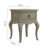 Camille Bedside Table with 1 Drawer