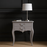 Emily French 2 Drawer Bedside Table