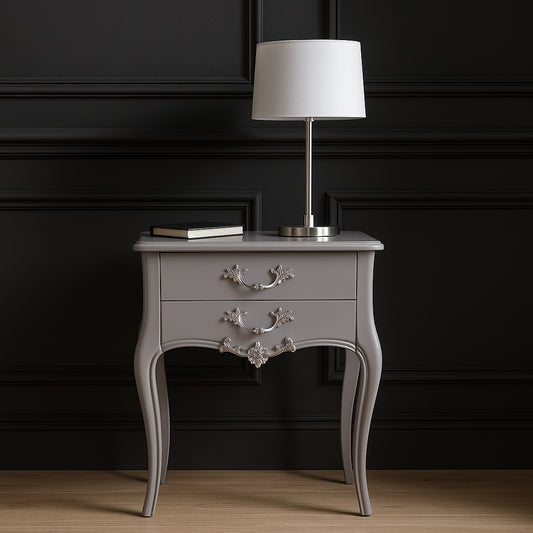 Emily French 2 Drawer Bedside Table