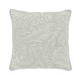 Fallow Leaf Woven Cushion Duck Egg