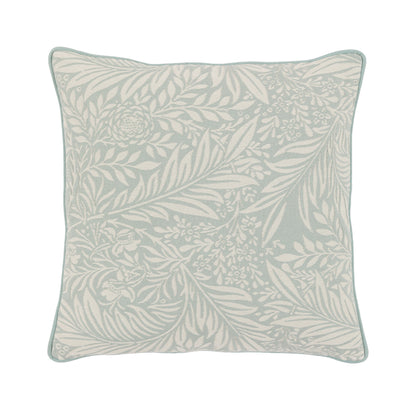 Fallow Leaf Woven Cushion Duck Egg