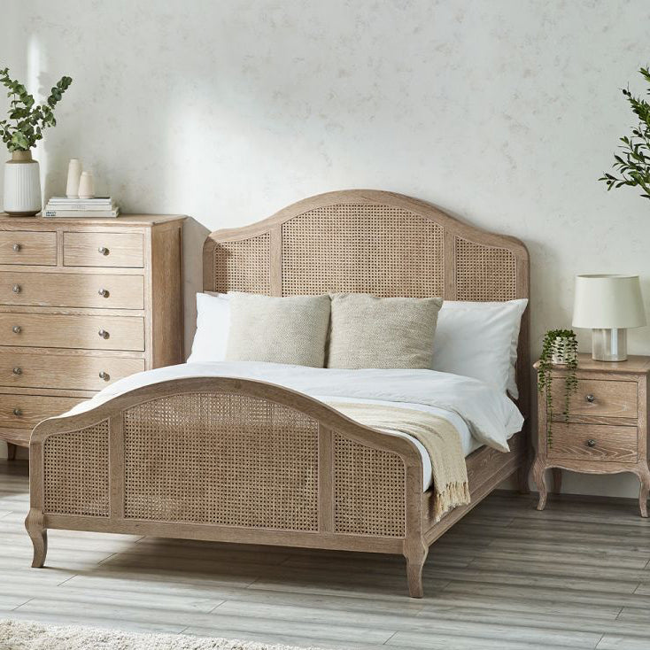 Fleur Rattan French Style Bed