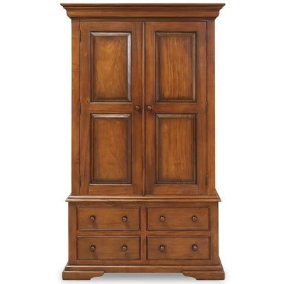French Country Style Sleigh 2 Door Wardrobe