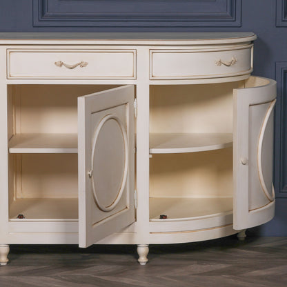 Aged Ivory French Sideboard