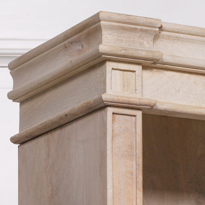 Blanche Rustic Wooden Bookcase with Drawers