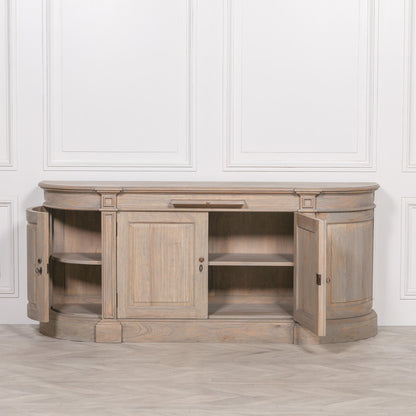 Rustic Contemporary Wooden Large Buffet Sideboard