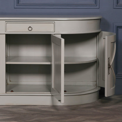 Classical Grey French Style Sideboard