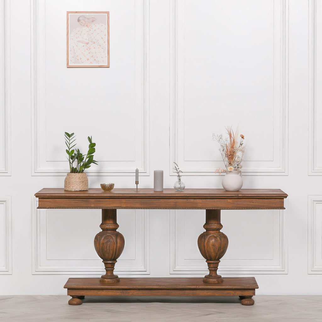 Rustic French Wooden Console 180cm