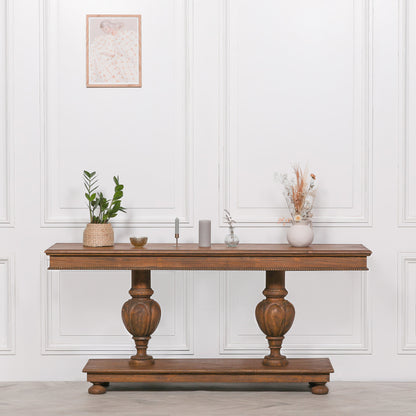 Rustic French Wooden Console 180cm