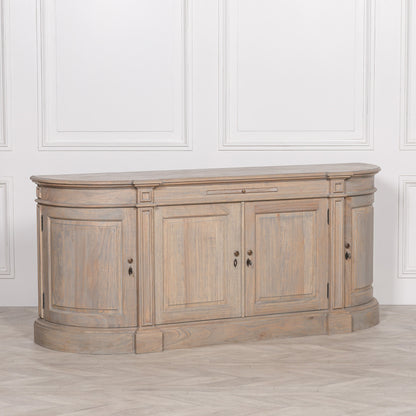 Rustic Contemporary Wooden Large Buffet Sideboard