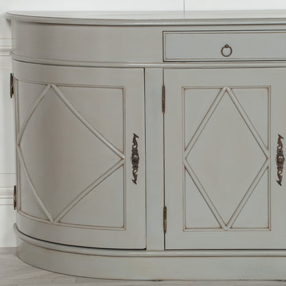 Classical Grey French Style Sideboard