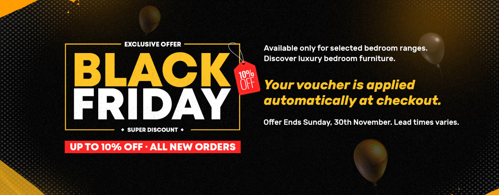 French Furniture Black Friday 10% off