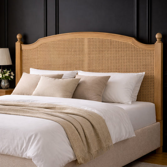 Natural Wood French Headboard