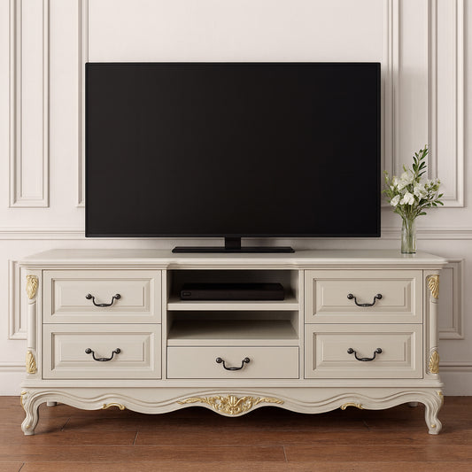 French Sage Green TV Cabinet