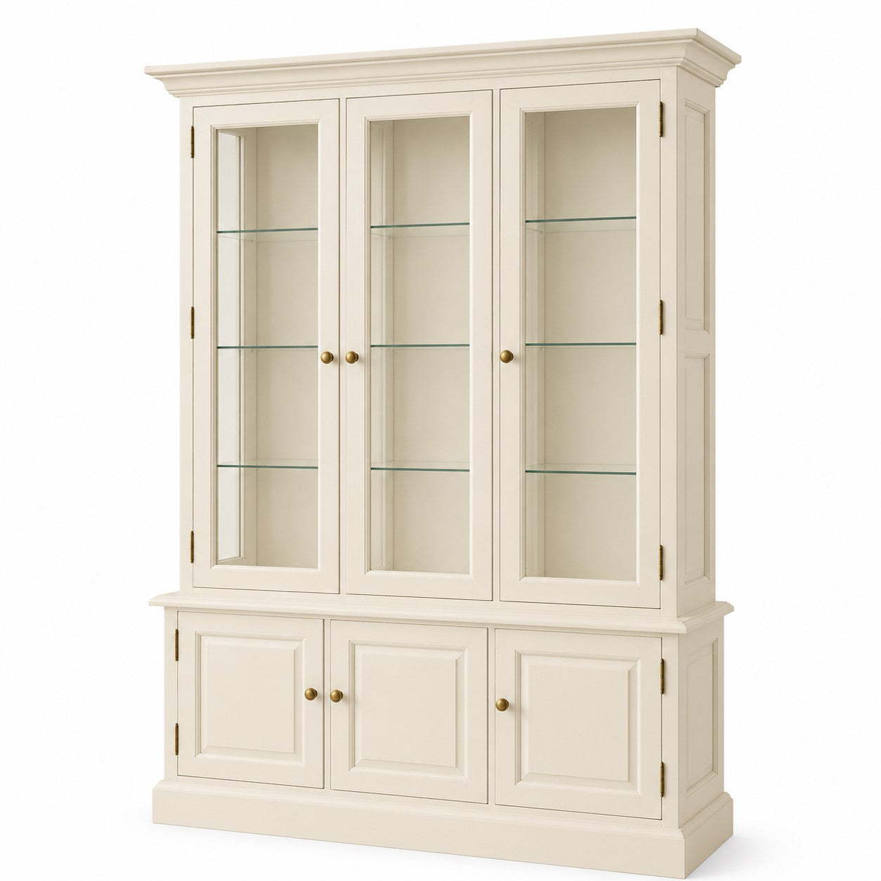 French Style 3 Door Display Cabinet