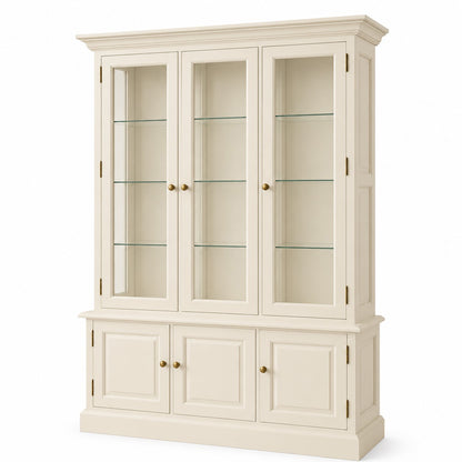 French Style 3 Door Display Cabinet