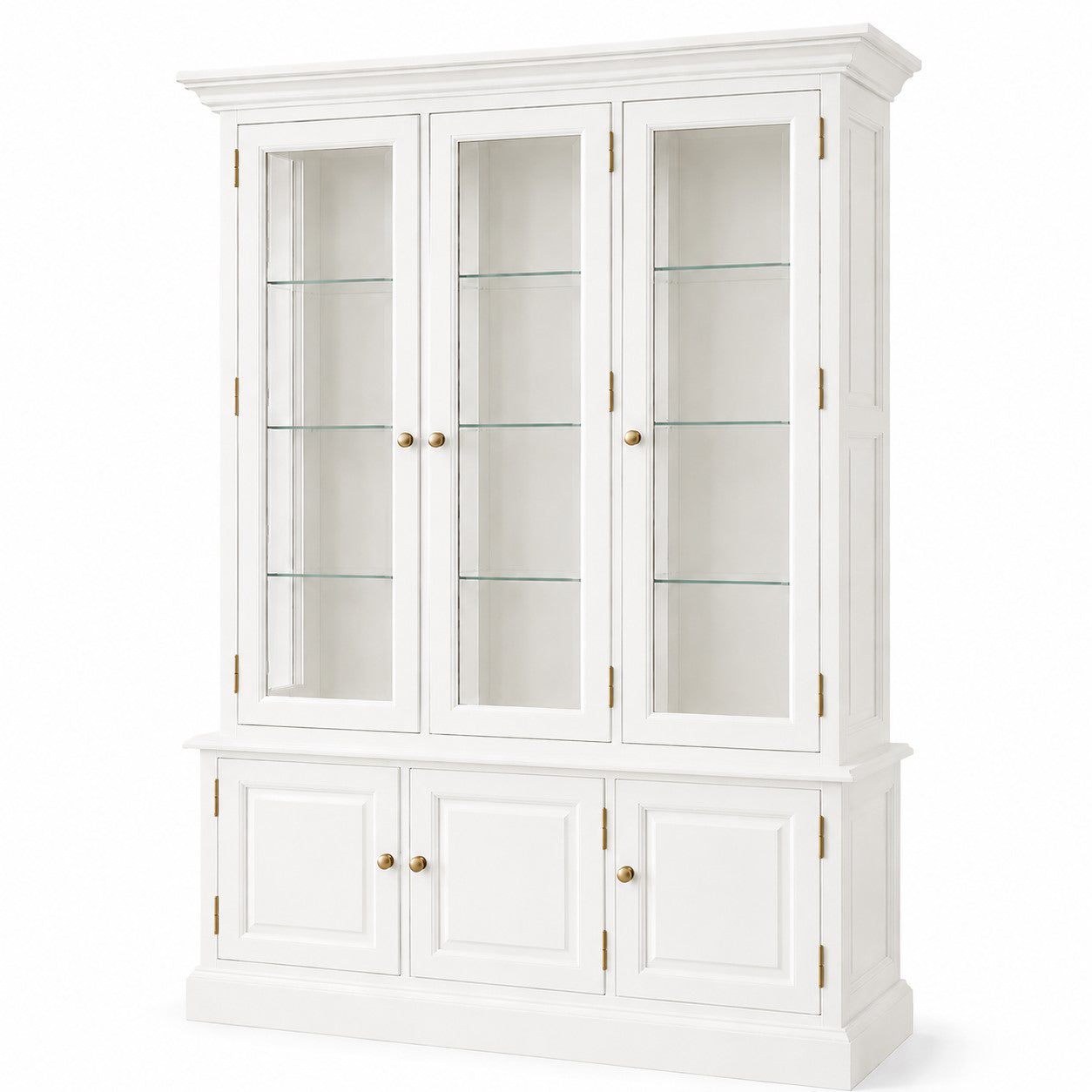 French Style 3 Door Display Cabinet