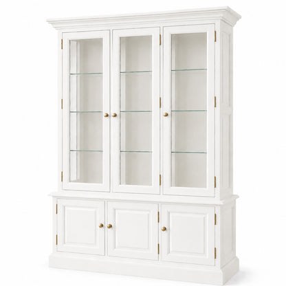 French Style 3 Door Display Cabinet