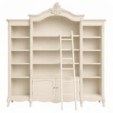 Noir French Triple Bookcase
