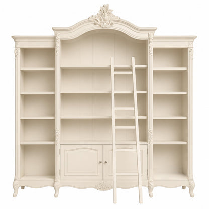 Noir French Triple Bookcase