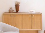 Granada Rattan 4 Door Wide Sideboard
