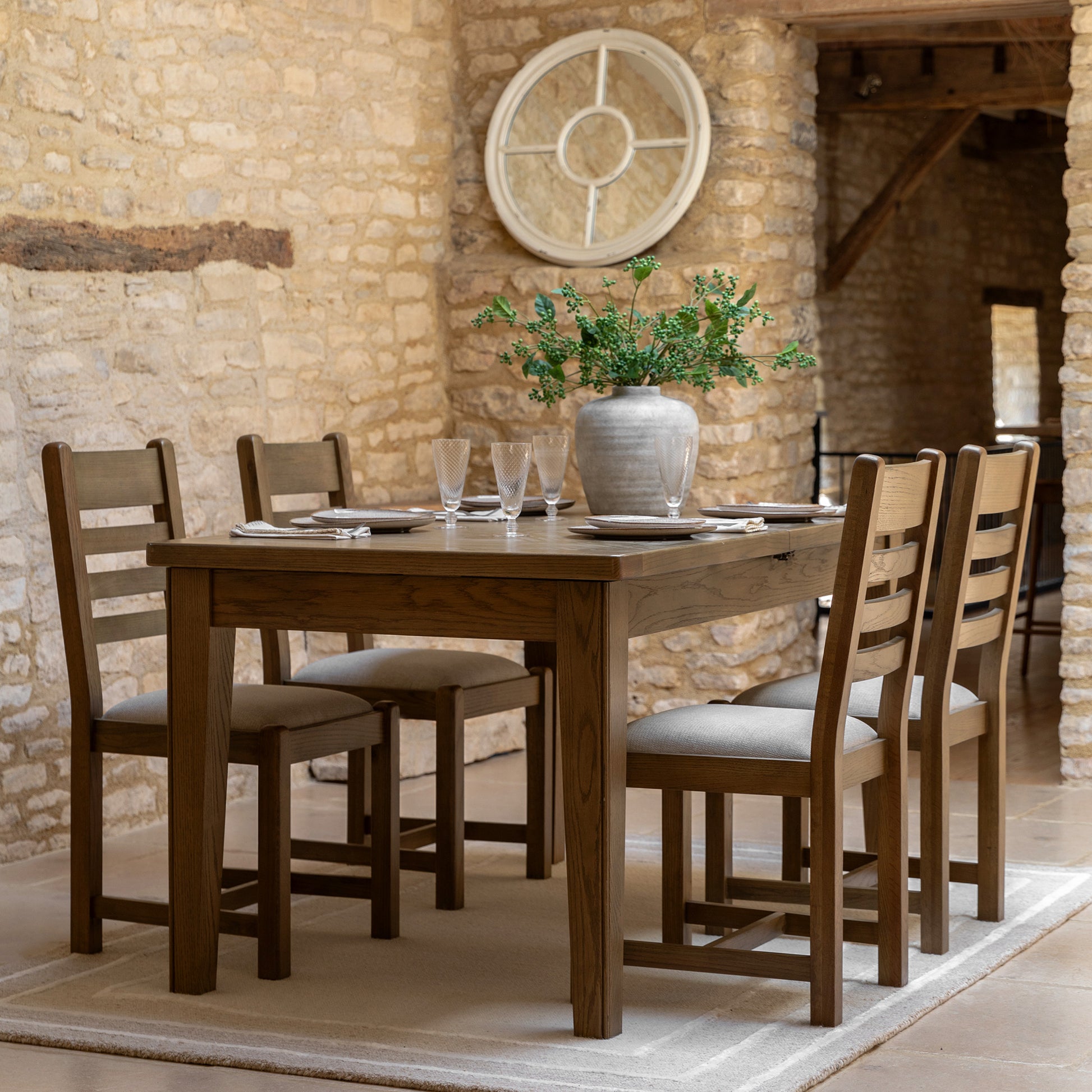 Hardwick Contemporary French Extending Dining Table