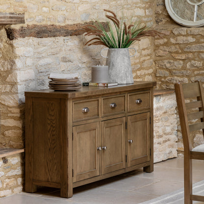 Hardwick Contemporary French Oak Large Sideboard