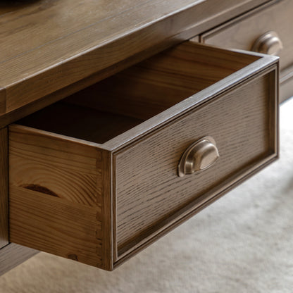 Drawer View for Hardwick French Coffee Table with 2 Drawers