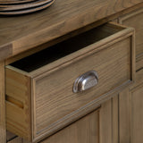 French Oak Sideboard - Natural oak
