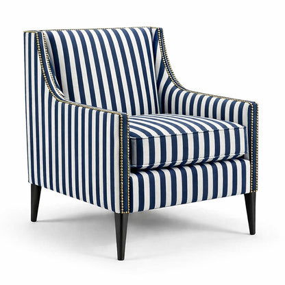 Harrington French Navy Stripe Armchair