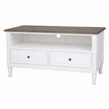 Helena Painted French TV Cabinet with Wooden Top